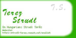 terez strudl business card